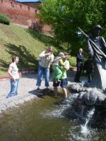 Wojtek i Fontanna z Mikim ;)