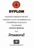 Dyplom dla "Stokrotek"