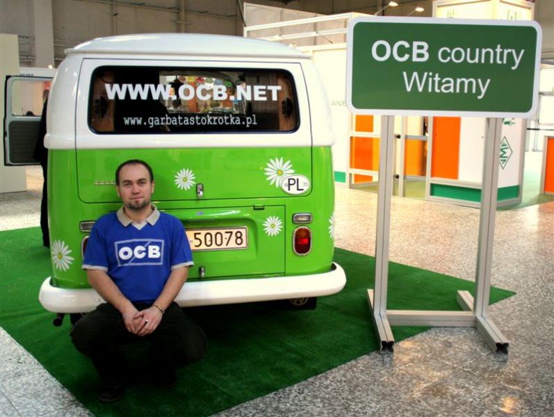 na targach tytoniowych w Krakowie