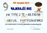 Dyplom - "Najładniejszy Bus"