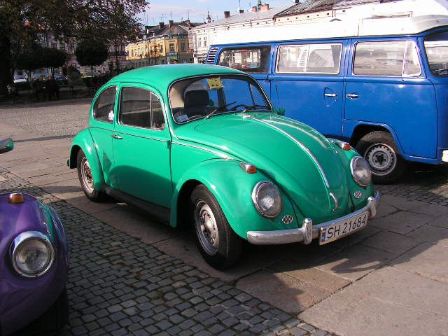 zielono.