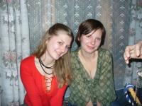 Ewelina i Gosia... na grzejniczku:P