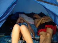 fot.Ewelinka Przygoda - żabcia i bodzio odsypiają nockę;-)