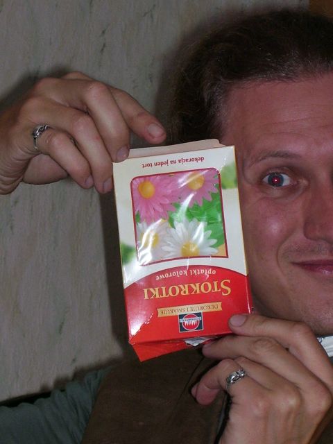 Stokrotki na torta...
