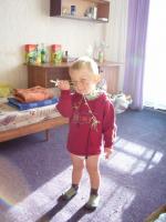 i mikołaj ze swoja zdobyczą ;)